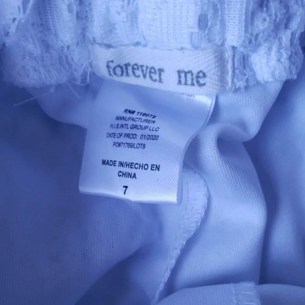 Size 7 Forever Me Lace Summer outfit